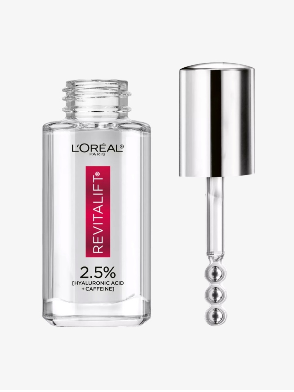 L’Oreal Revitalift 2.5% Hyaluronic Acid + Caffeine Under Eye Serum